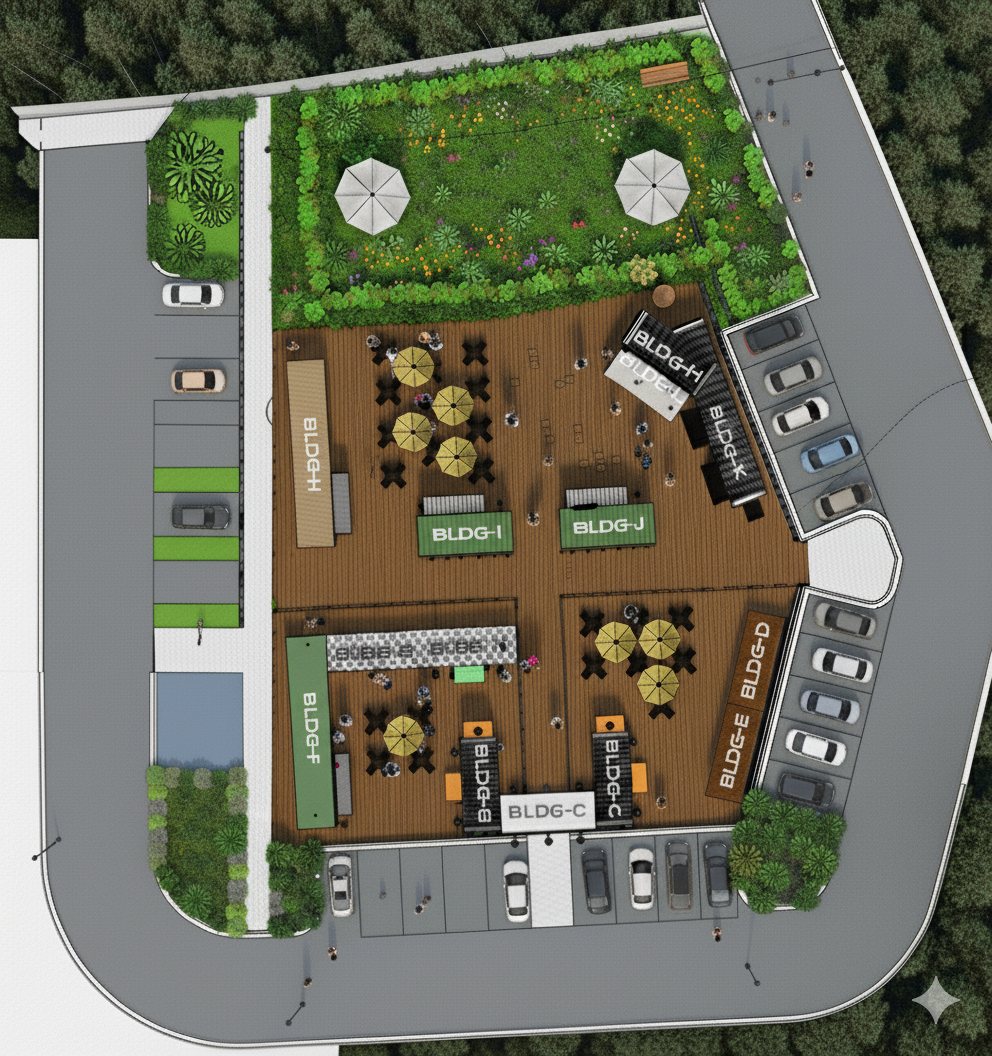 Architectural plan for The Treehouse at Castleberry